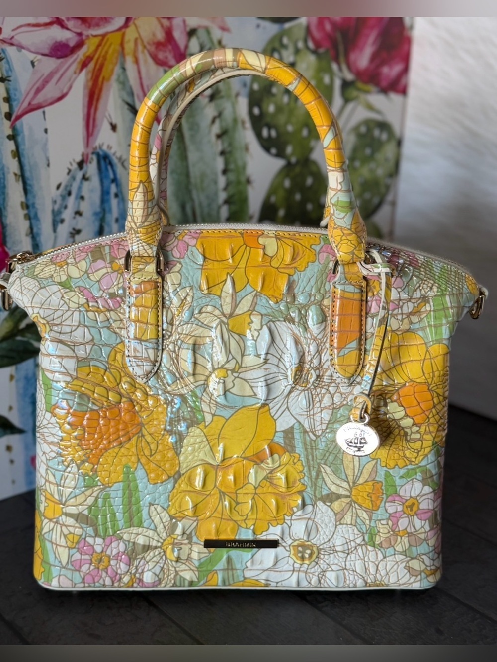 Brahmin DAFFODIL MED DUXBURY NWT Limited Edition